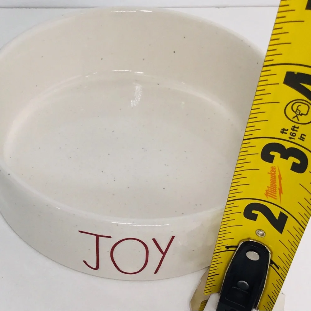 Rae Dunn Joy Red Cream Christmas 5